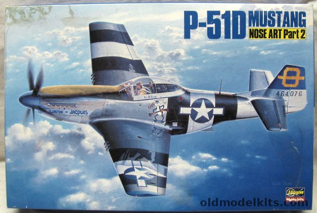 Hasegawa 1/32 P-51D Mustang Nose Art Part 2 - Man O' War / Ridge Runner III / Jumpin' Jacques / Petie 2nd / Stinky / Jan, SP39 plastic model kit